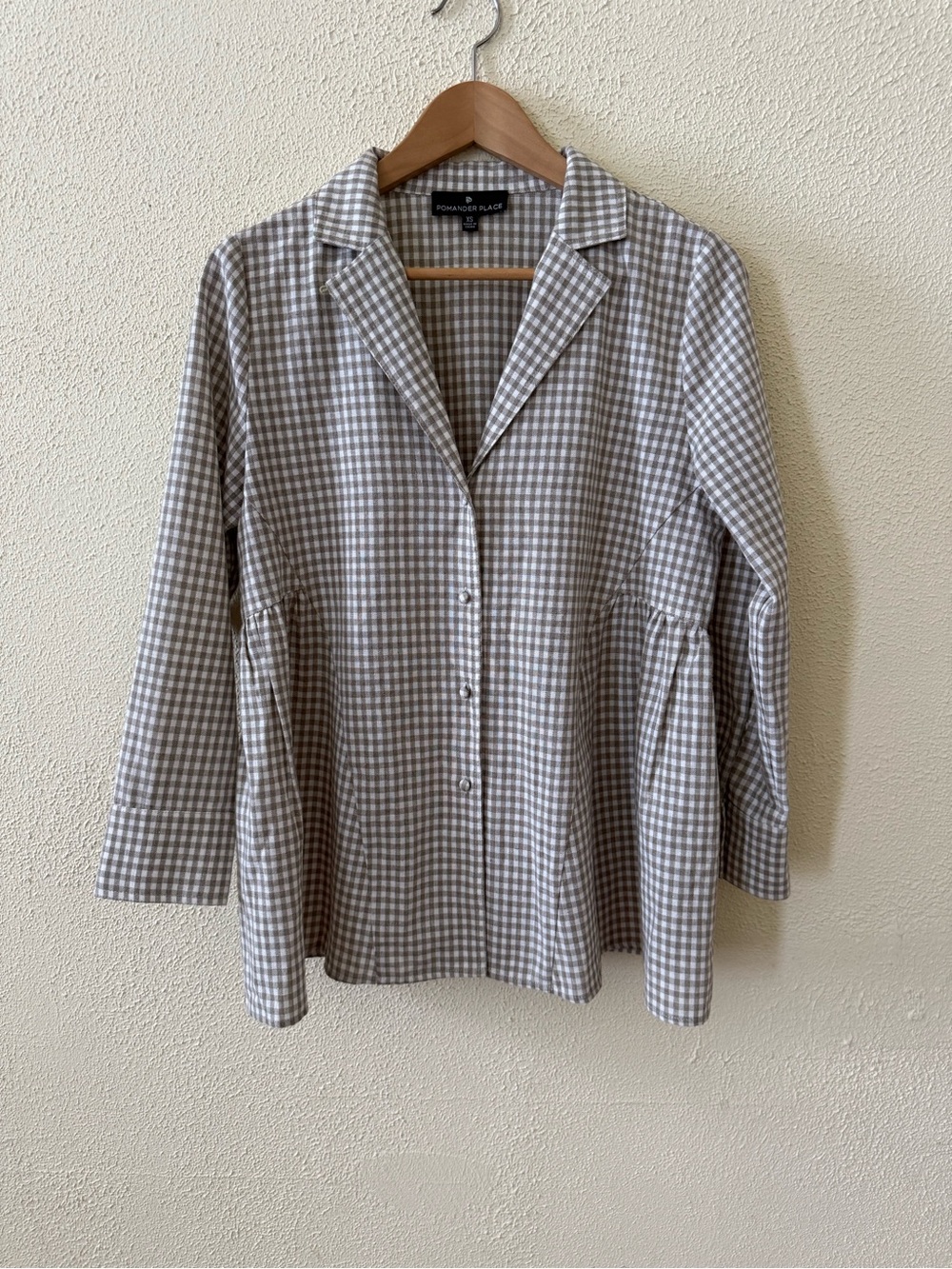 Tuckernuck Pomander Place Scarlett Gingham Button-down Shirt XS